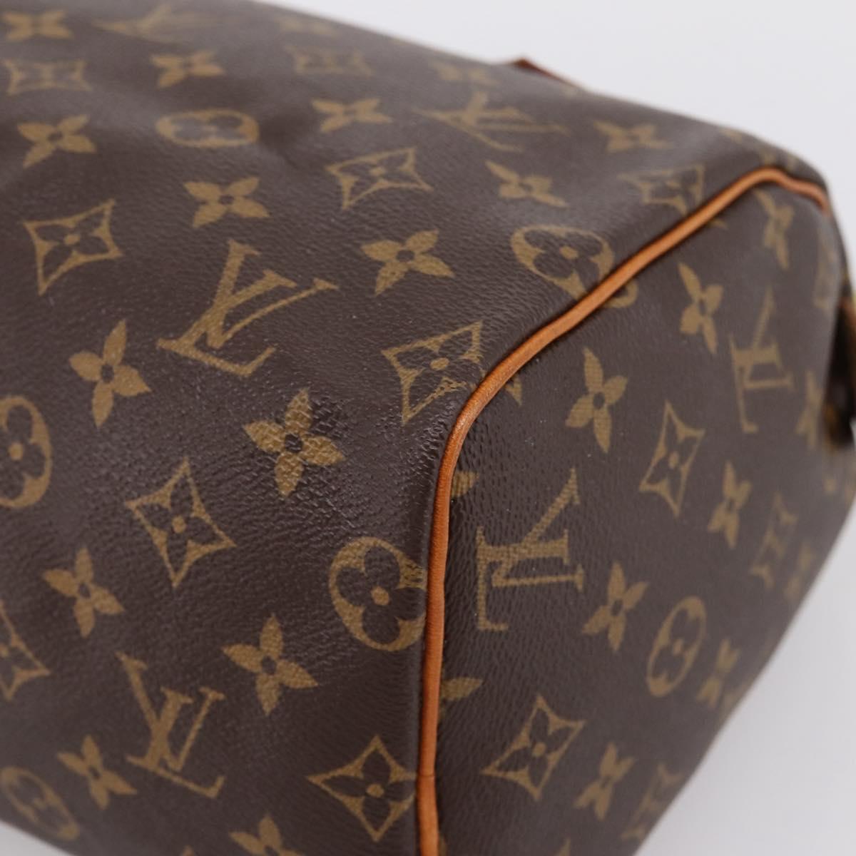 LOUIS VUITTON Monogram Speedy 25 Hand Bag M41528 LV Auth 201143SAV