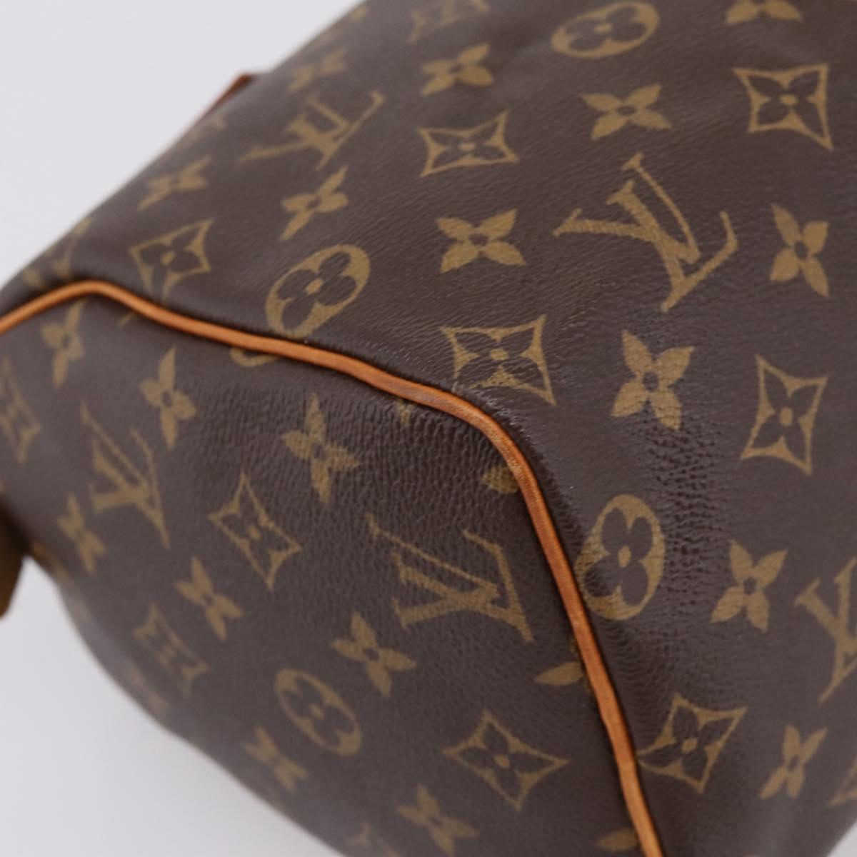 LOUIS VUITTON Monogram Speedy 25 Hand Bag M41528 LV Auth 201143SAV