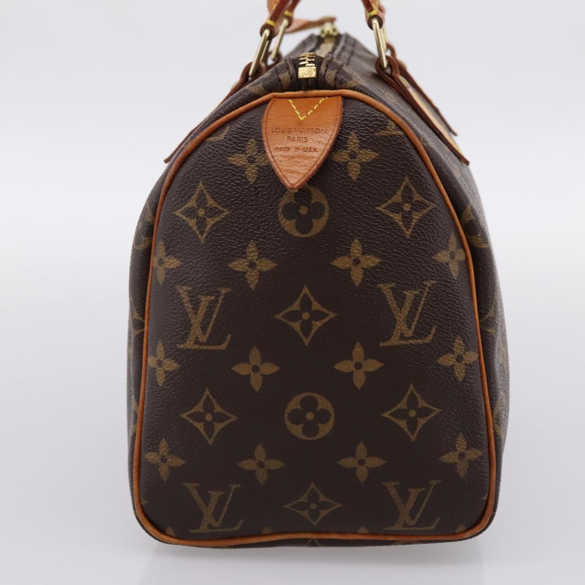 LOUIS VUITTON Monogram Speedy 25 Hand Bag M41528 LV Auth 201143SAV