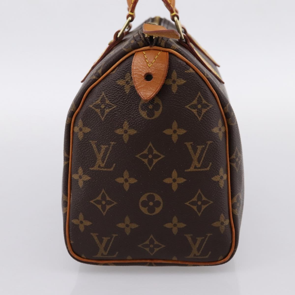 LOUIS VUITTON Monogram Speedy 25 Hand Bag M41528 LV Auth 201143SAV