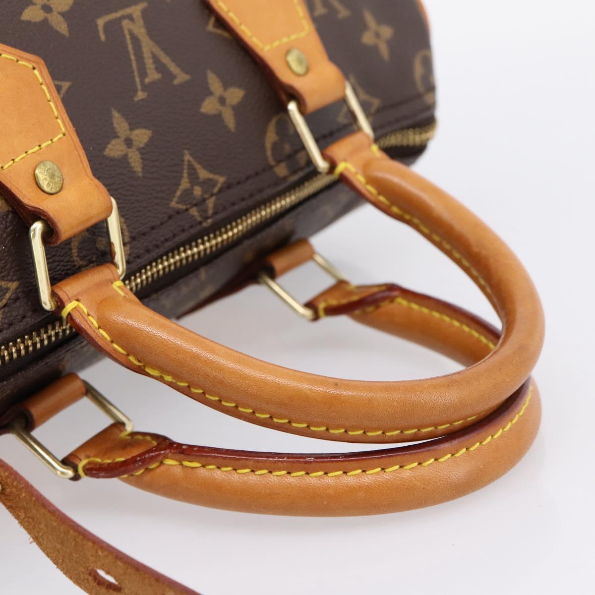 LOUIS VUITTON Monogram Speedy 25 Hand Bag M41528 LV Auth 201143SAV