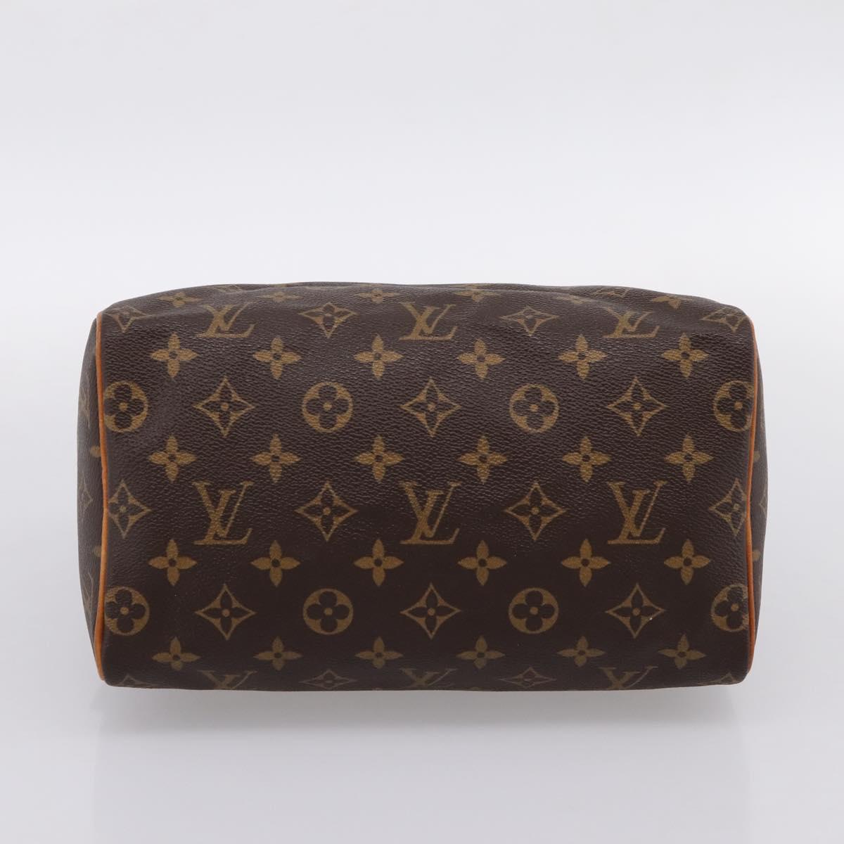 LOUIS VUITTON Monogram Speedy 25 Hand Bag M41528 LV Auth 201143SAV