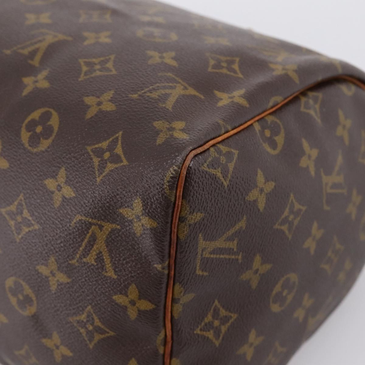 LOUIS VUITTON Monogram Speedy 30 Hand Bag M41526 LV Auth 201146