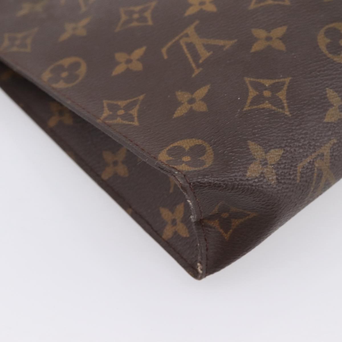 LOUIS VUITTON Monogram Poche Toilette 26 Pouch M47542 LV Auth 201148