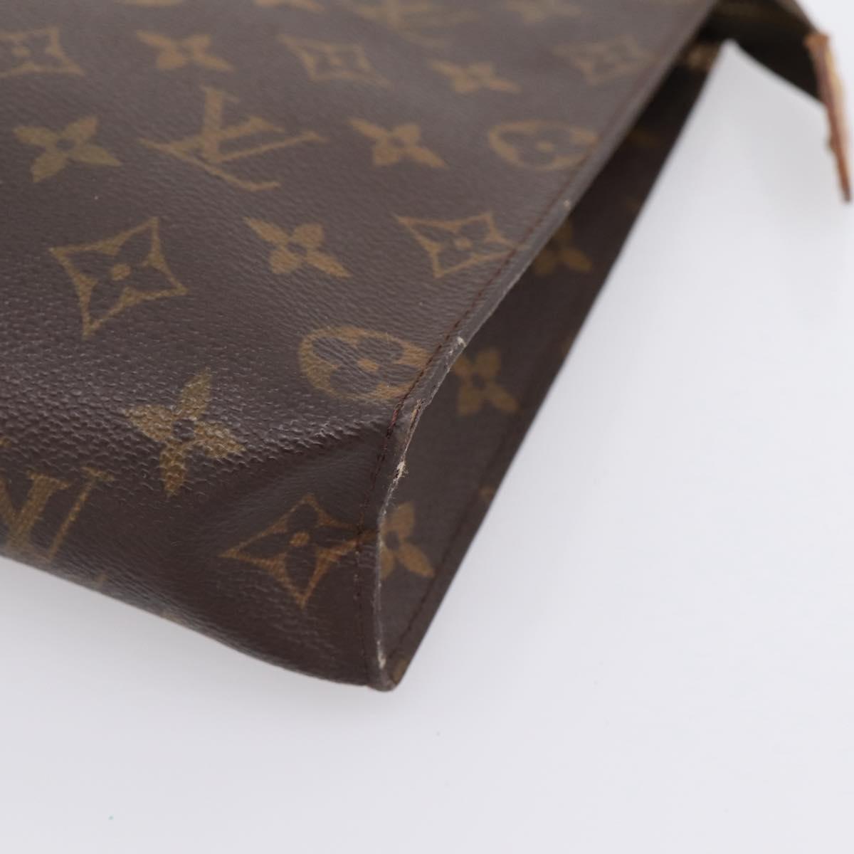 LOUIS VUITTON Monogram Poche Toilette 26 Pouch M47542 LV Auth 201148