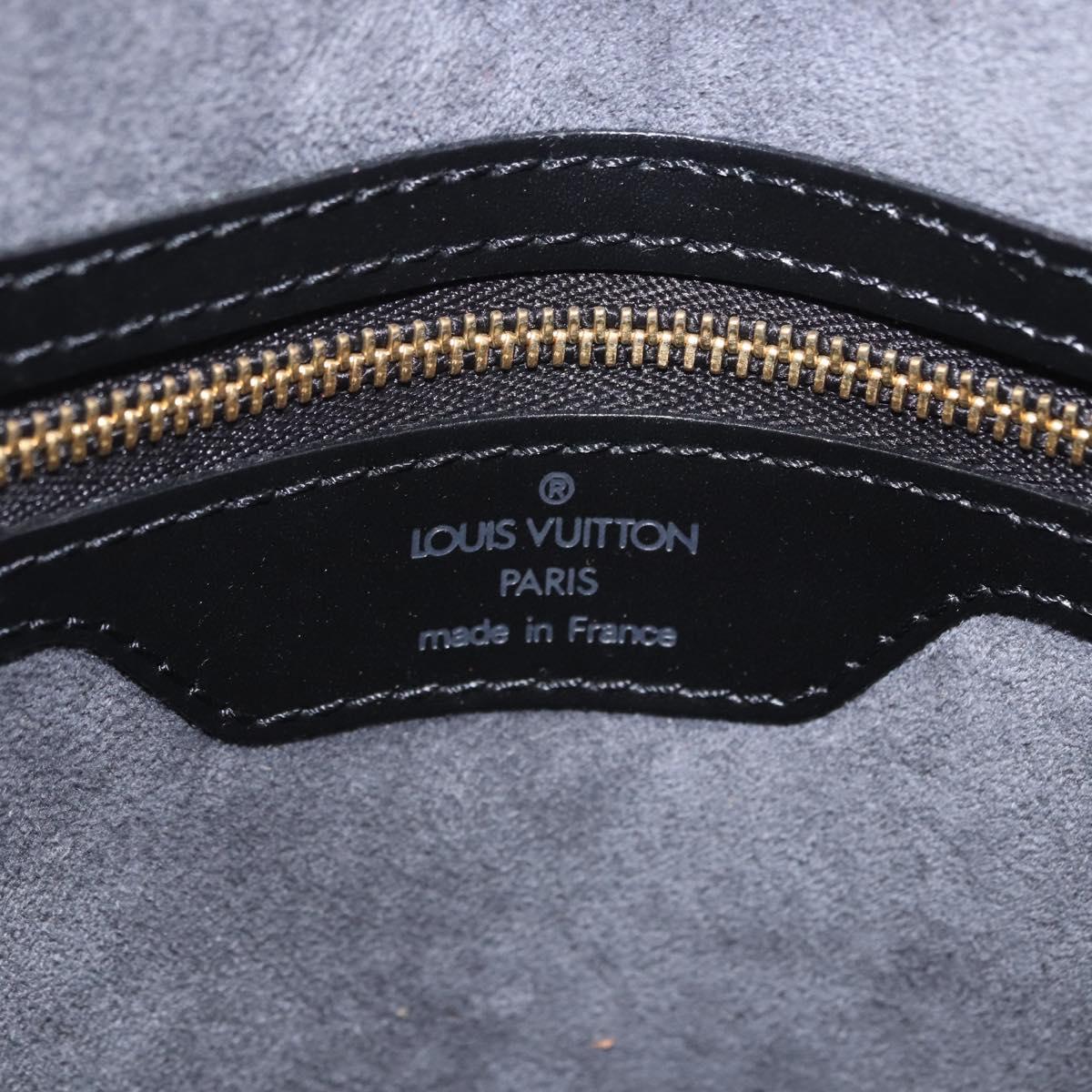 LOUIS VUITTON Epi Saint Jacques Shopping Shoulder Bag Black M52262 Auth 201154
