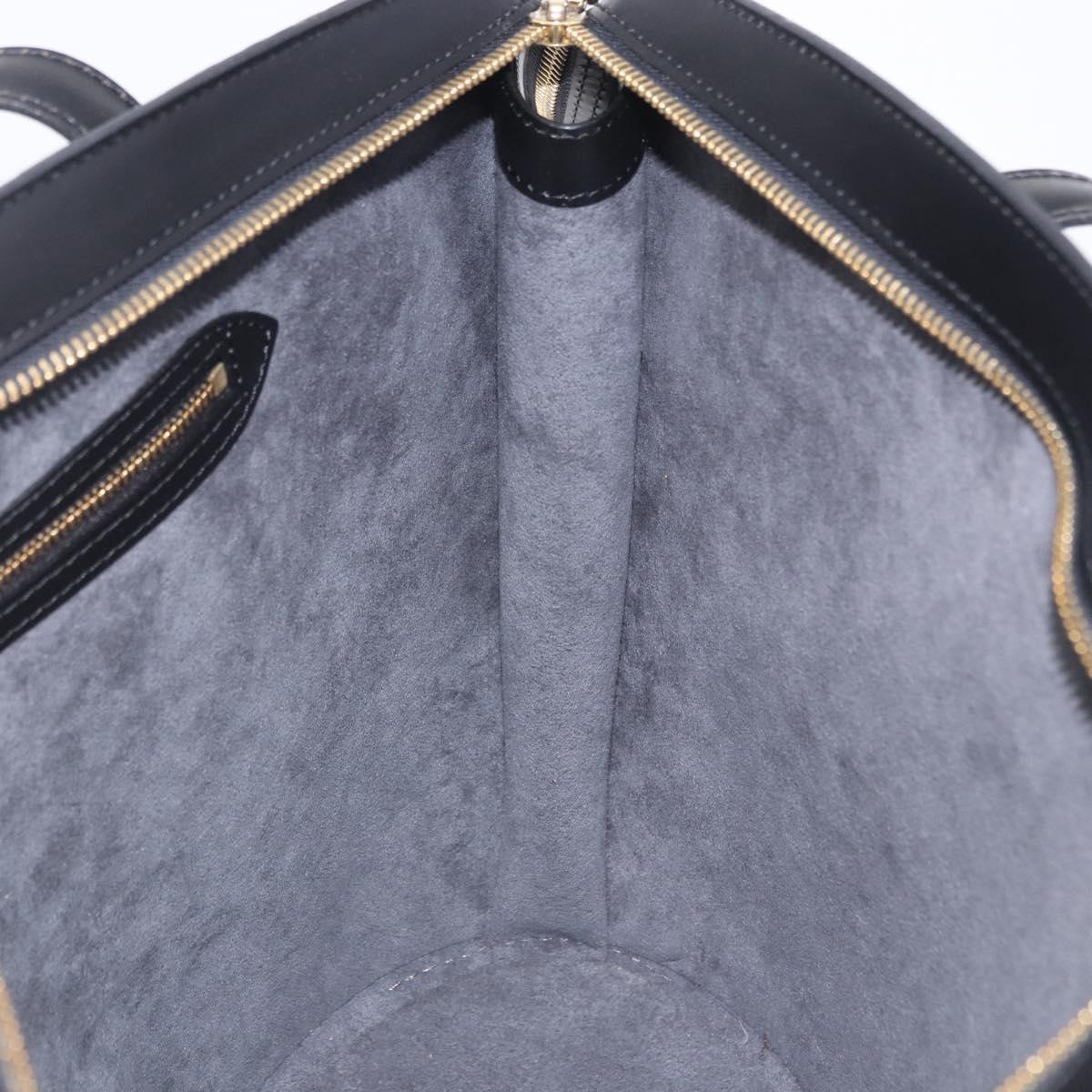 LOUIS VUITTON Epi Saint Jacques Shopping Shoulder Bag Black M52262 Auth 201154
