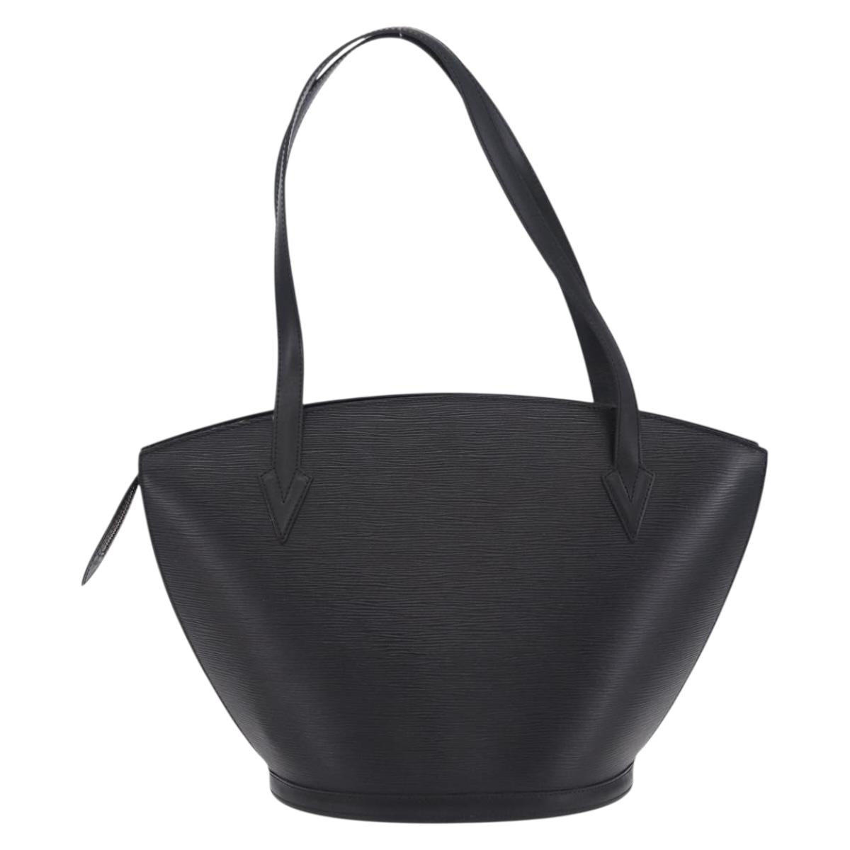 LOUIS VUITTON Epi Saint Jacques Shopping Shoulder Bag Black M52262 Auth 201154