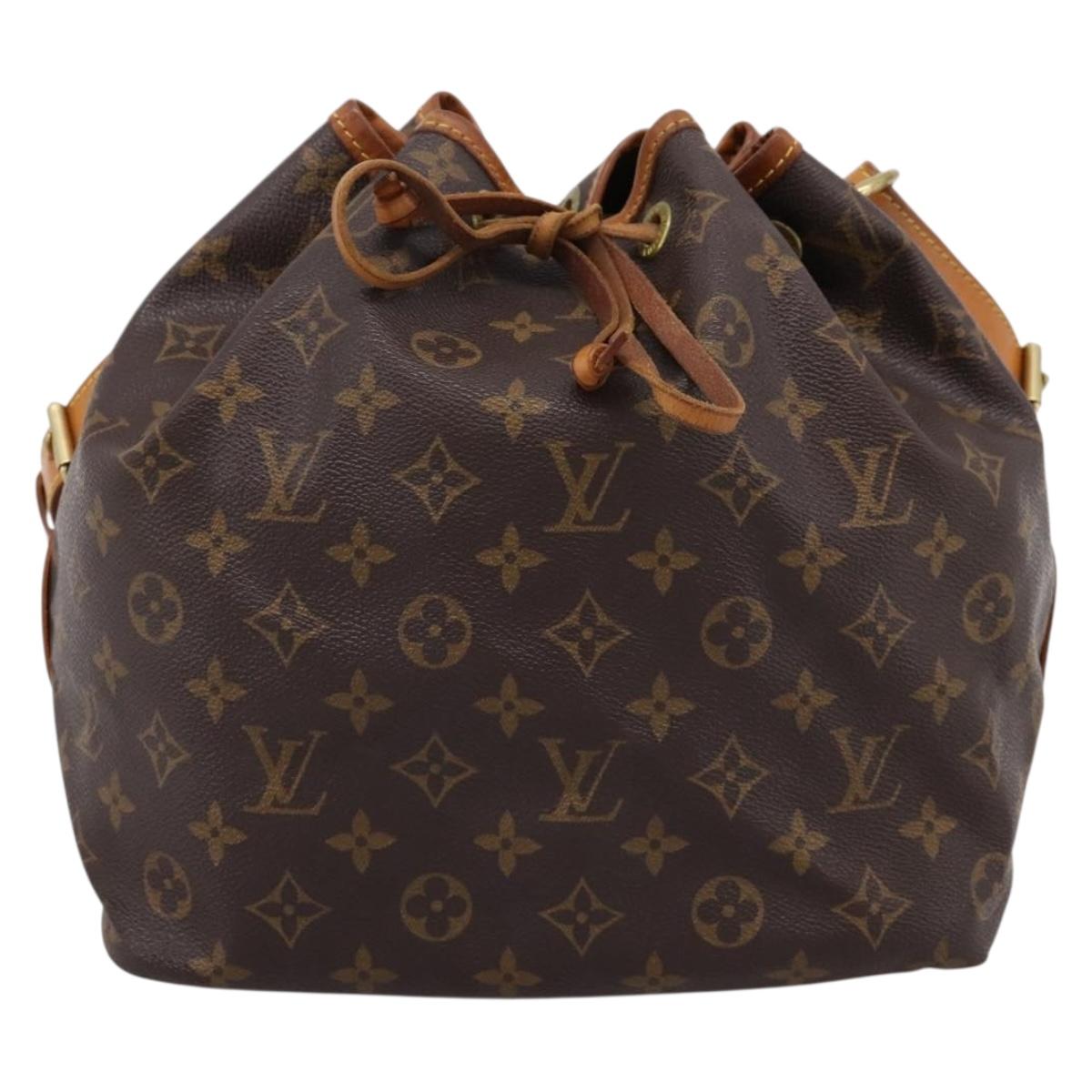 LOUIS VUITTON Monogram Petit Noe Shoulder Bag M42226 LV Auth 201160V