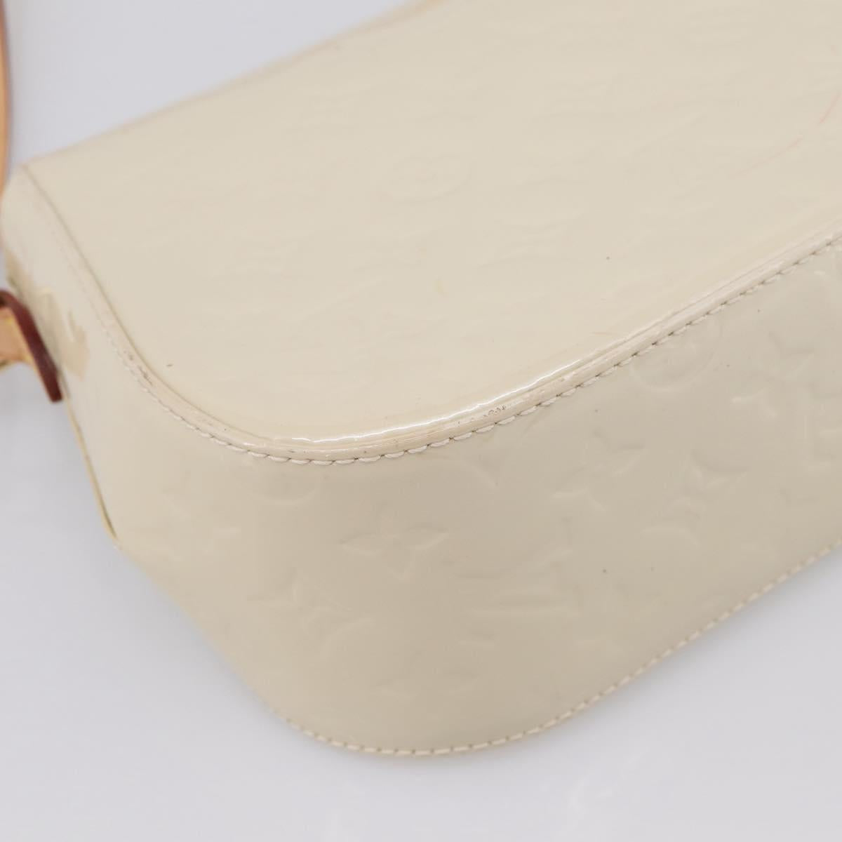 LOUIS VUITTON Monogram Vernis Bell Flower PM Bag Broncorail M91703 Auth 201161A
