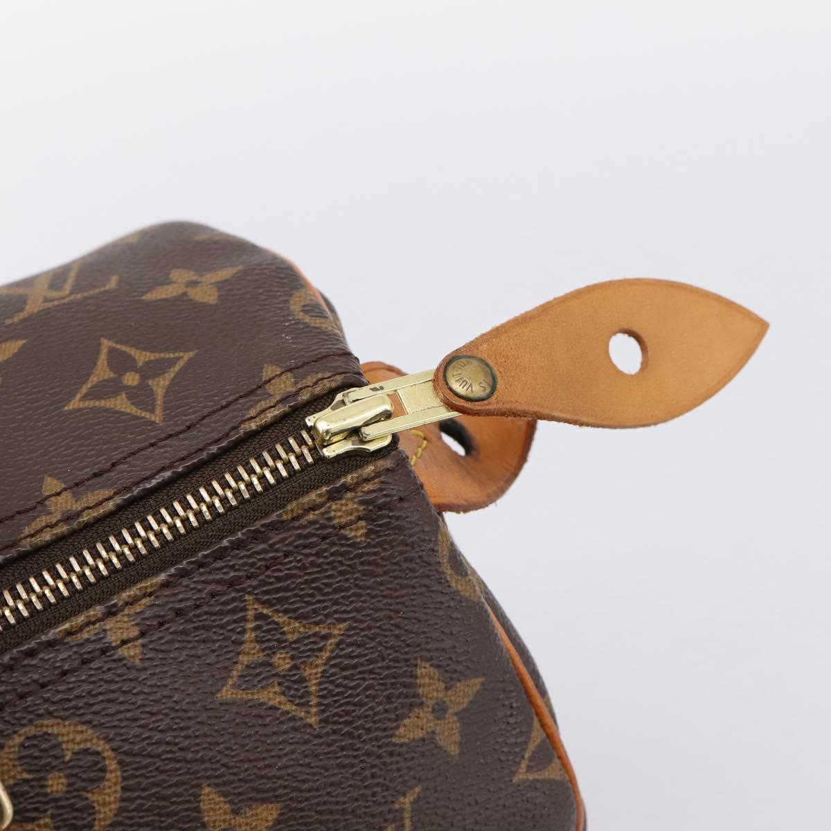 LOUIS VUITTON Monogram Speedy 30 Hand Bag M41526 LV Auth 201168V