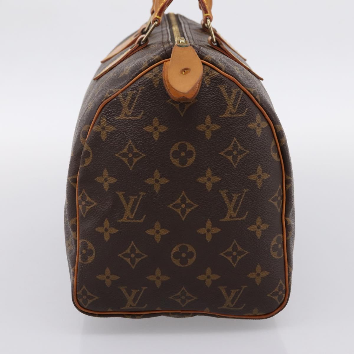LOUIS VUITTON Monogram Speedy 30 Hand Bag M41526 LV Auth 201168V