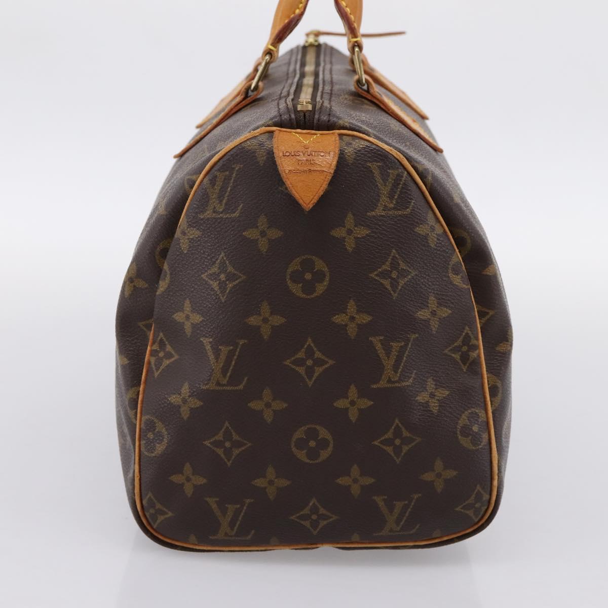 LOUIS VUITTON Monogram Speedy 30 Hand Bag M41526 LV Auth 201169A
