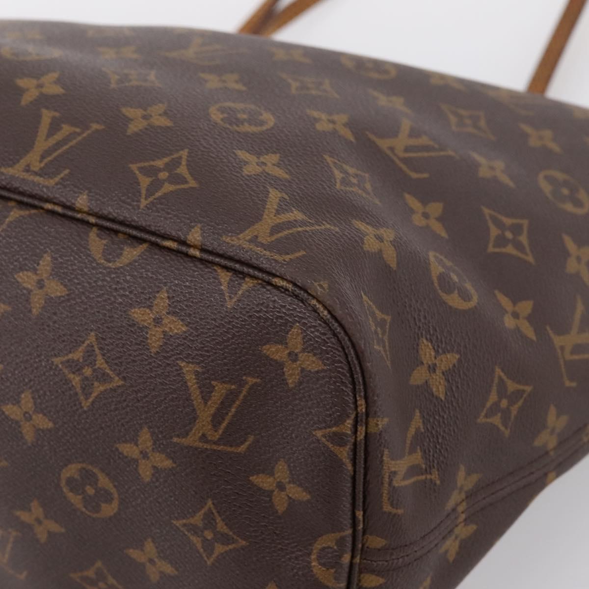 LOUIS VUITTON Monogram Neverfull MM Tote Bag M40156 LV Auth 201179