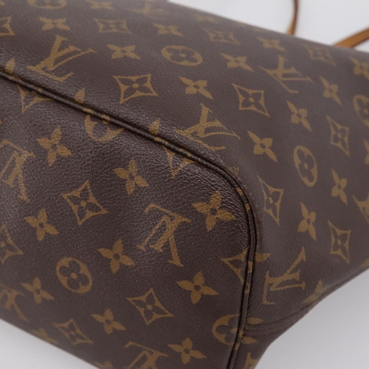 LOUIS VUITTON Monogram Neverfull MM Tote Bag M40156 LV Auth 201179