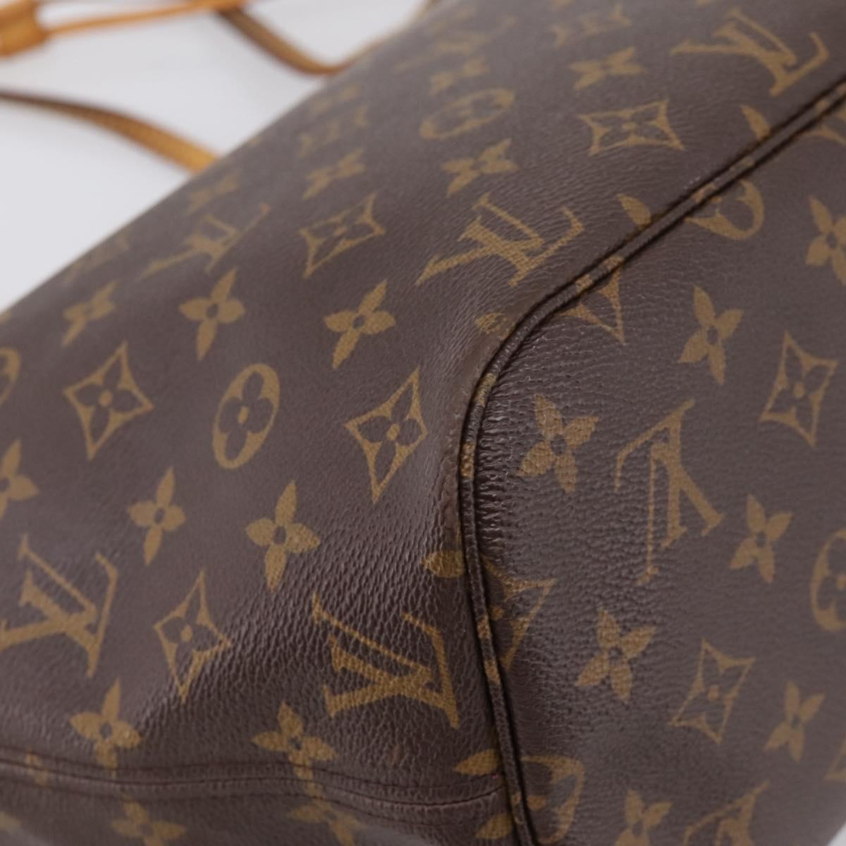 LOUIS VUITTON Monogram Neverfull MM Tote Bag M40156 LV Auth 201179