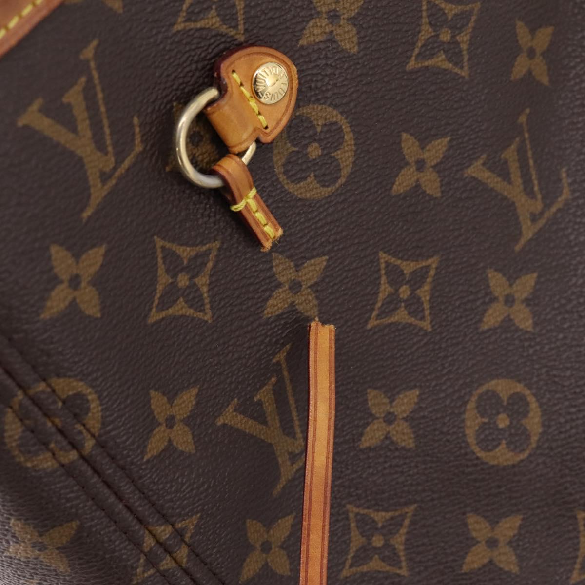 LOUIS VUITTON Monogram Neverfull MM Tote Bag M40156 LV Auth 201179