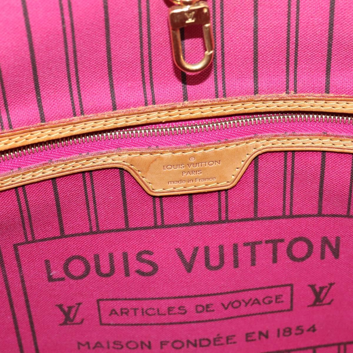 LOUIS VUITTON Monogram Neverfull MM Tote Bag M40156 LV Auth 201179