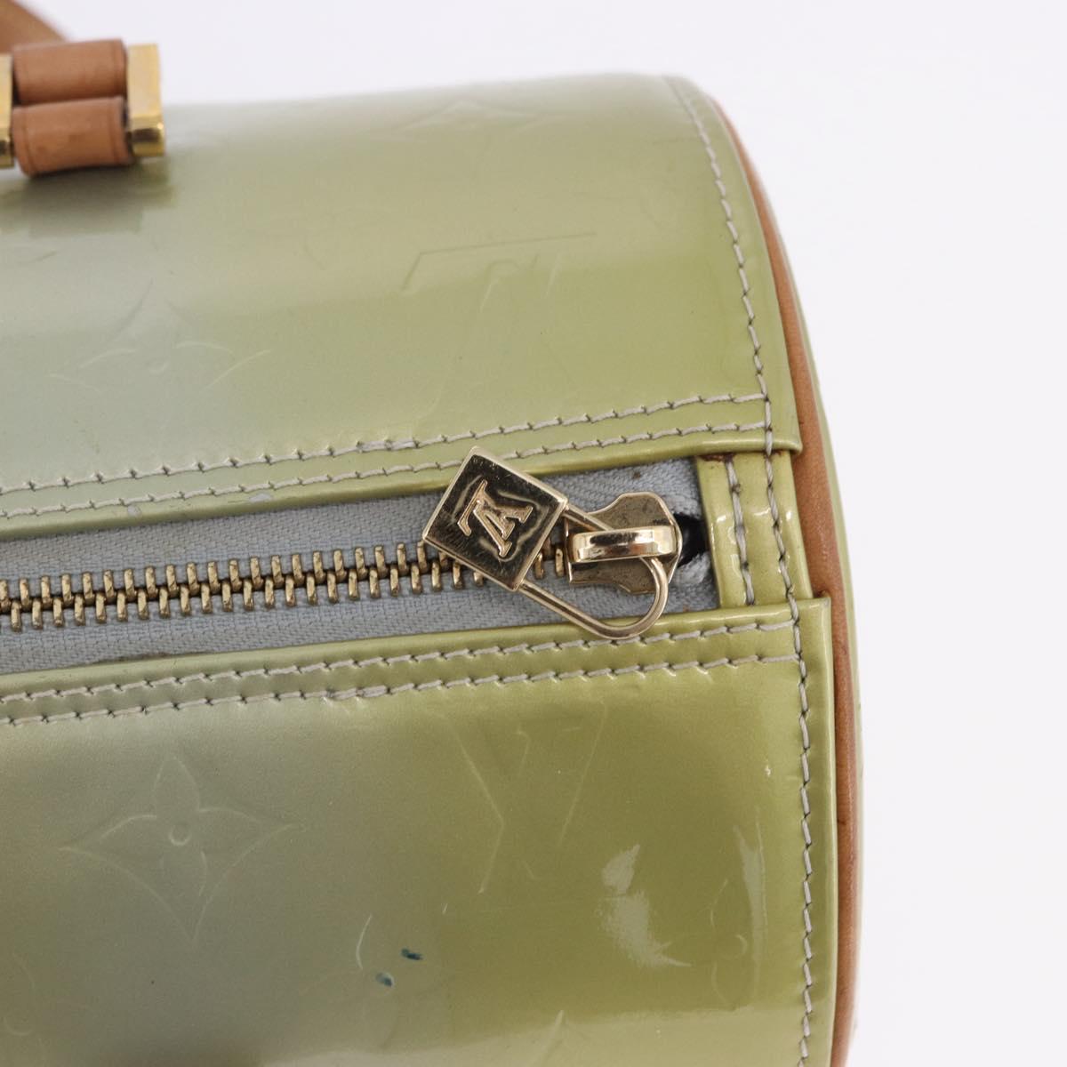 LOUIS VUITTON Monogram Vernis Bedford Hand Bag Gris M91130 LV Auth 201184