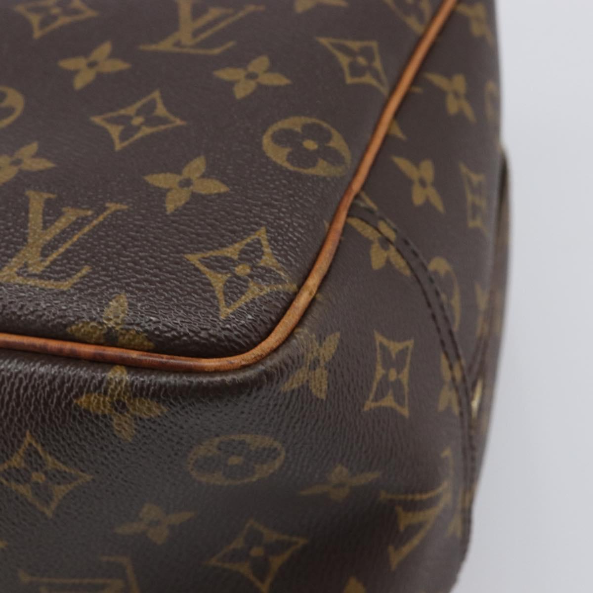 LOUIS VUITTON Monogram Deauville Hand Bag M47270 LV Auth 201185