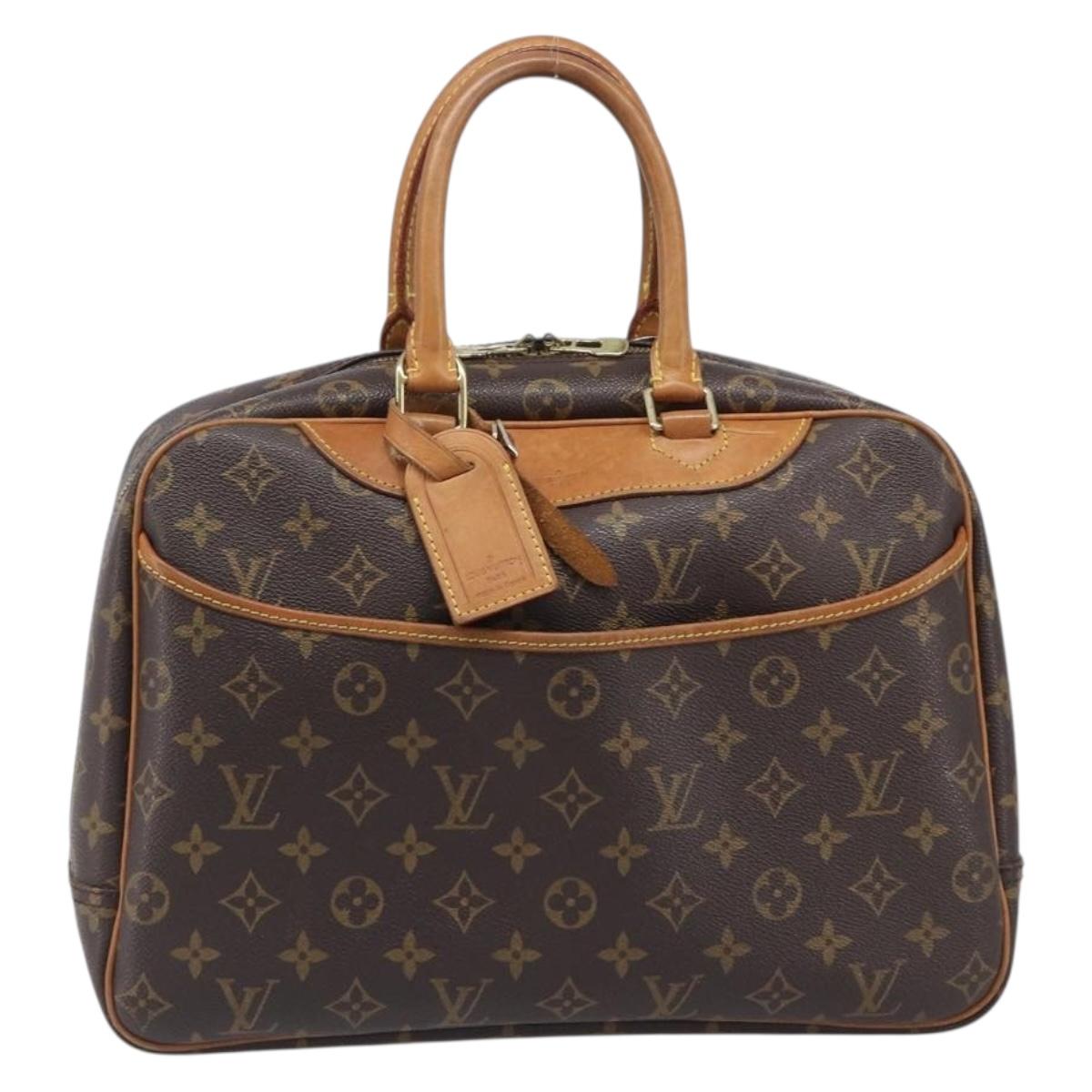 LOUIS VUITTON Monogram Deauville Hand Bag M47270 LV Auth 201185