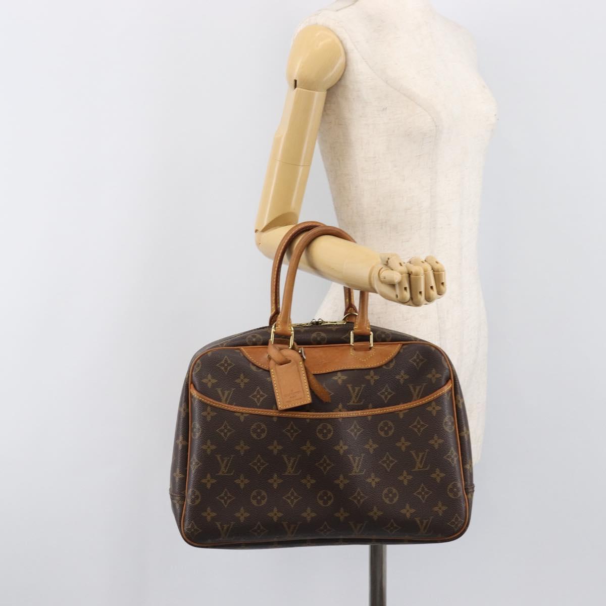 LOUIS VUITTON Monogram Deauville Hand Bag M47270 LV Auth 201185