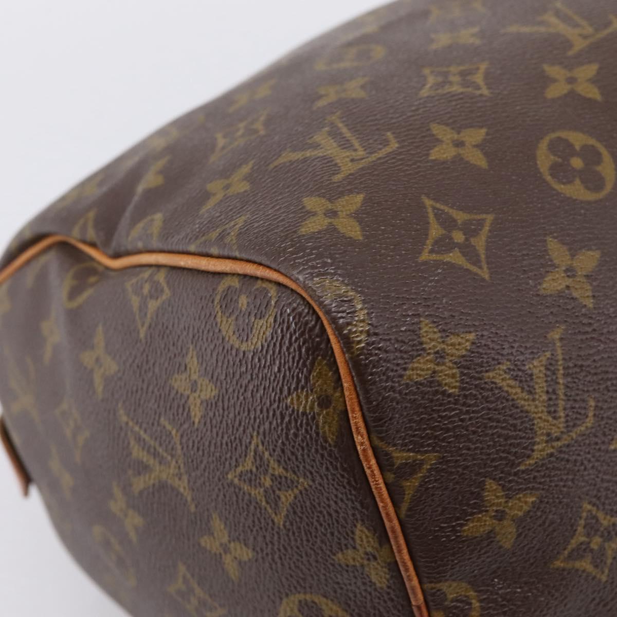 LOUIS VUITTON Monogram Speedy 30 Hand Bag M41526 LV Auth 201188A