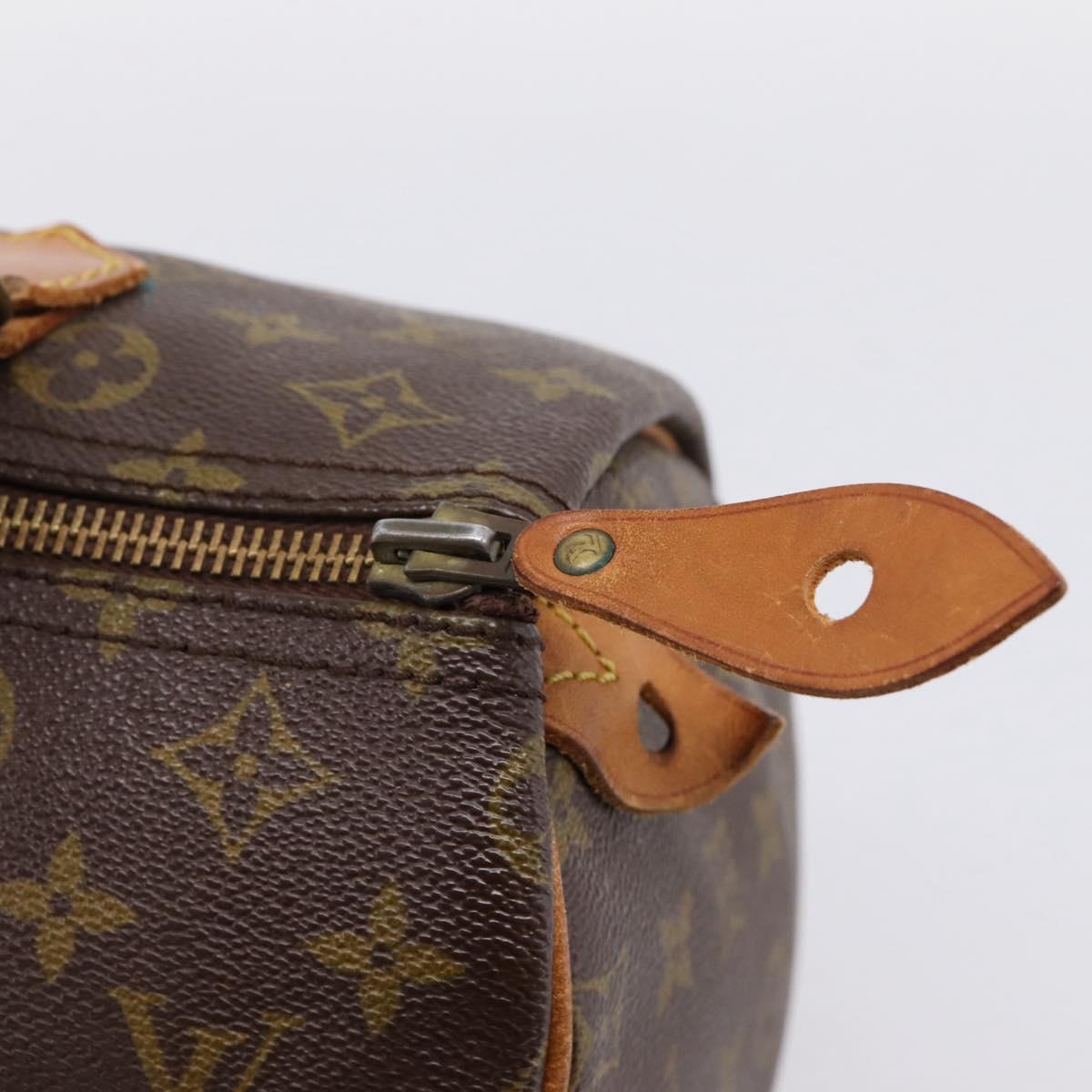LOUIS VUITTON Monogram Speedy 30 Hand Bag M41526 LV Auth 201188A