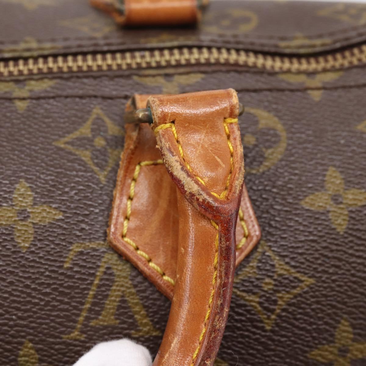 LOUIS VUITTON Monogram Speedy 30 Hand Bag M41526 LV Auth 201188A