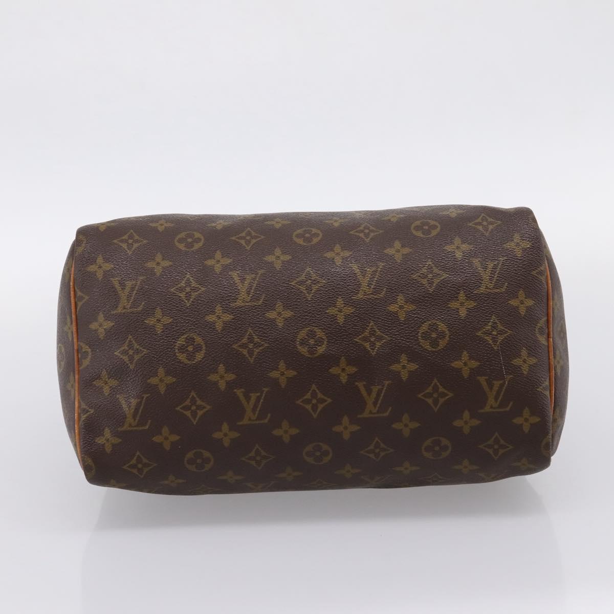 LOUIS VUITTON Monogram Speedy 30 Hand Bag M41526 LV Auth 201188A