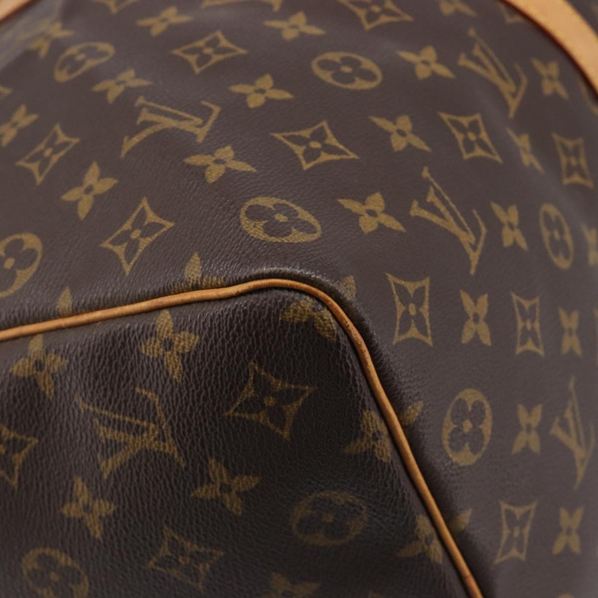 LOUIS VUITTON Monogram Keepall 50 Boston Bag M41426 LV Auth 201194V