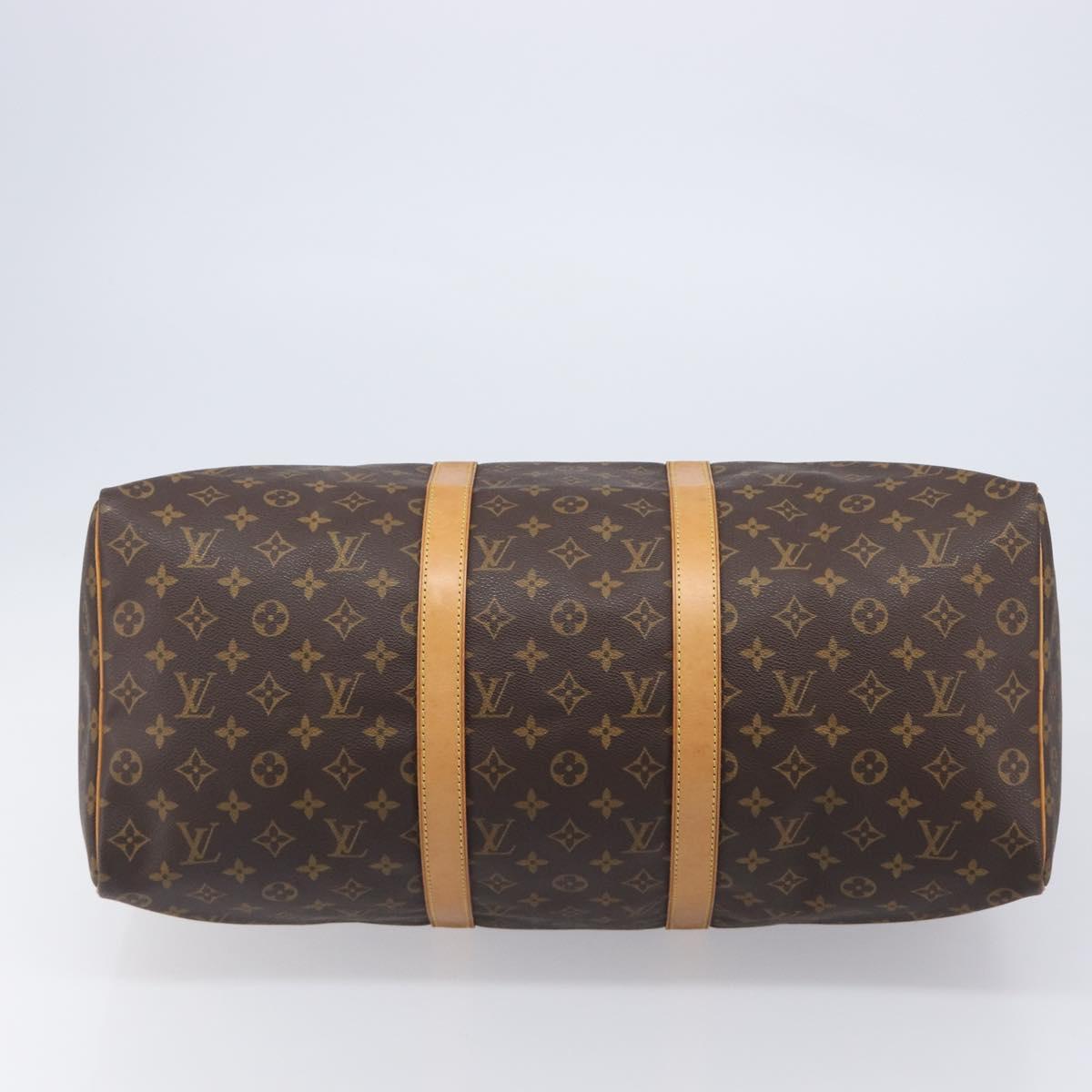 LOUIS VUITTON Monogram Keepall 50 Boston Bag M41426 LV Auth 201194V