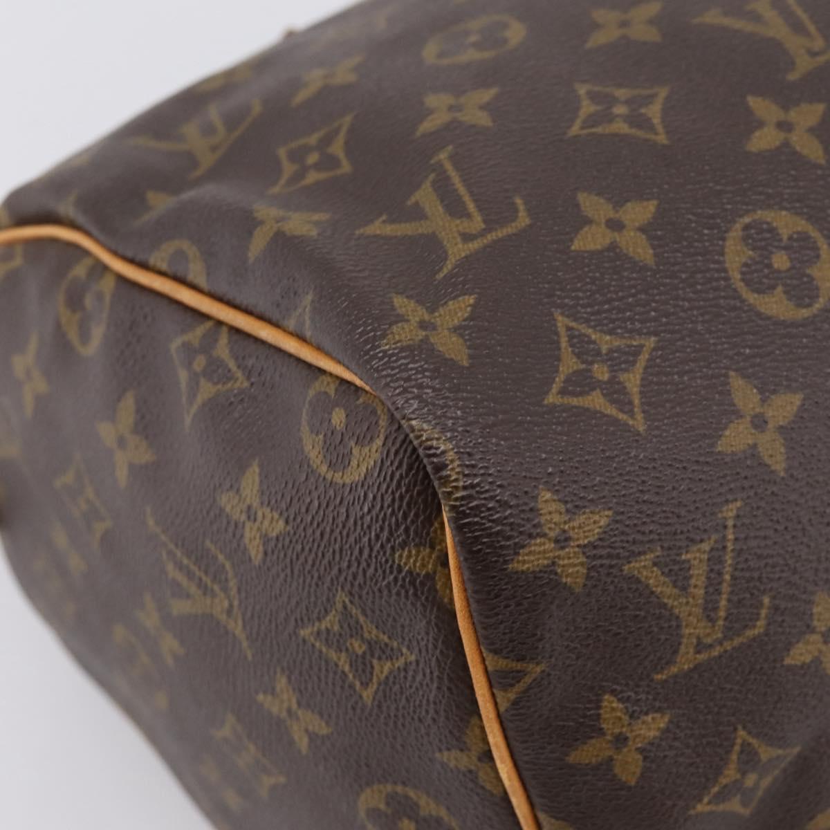 LOUIS VUITTON Monogram Speedy 30 Hand Bag M41526 LV Auth 201195A
