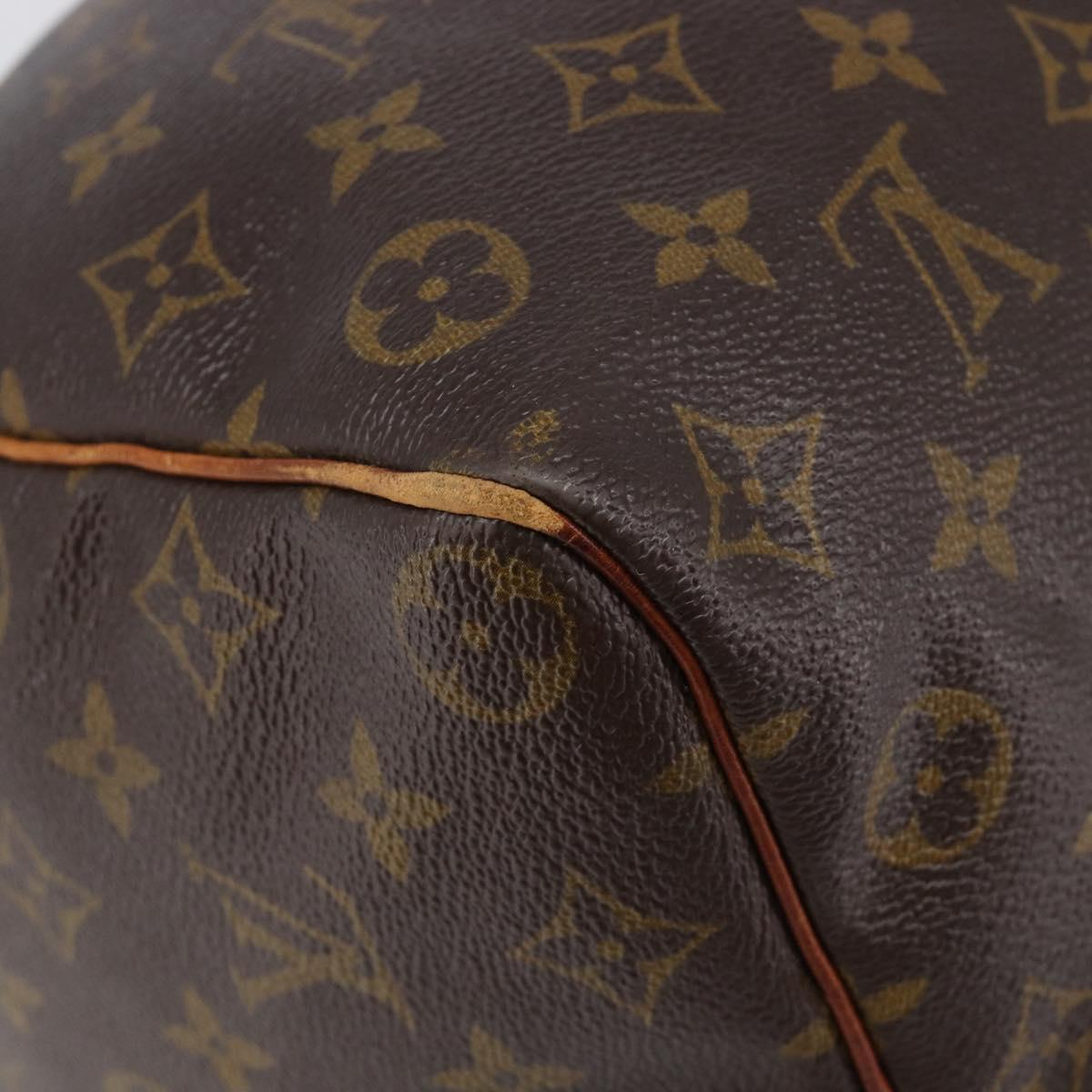 LOUIS VUITTON Monogram Speedy 35 Hand Bag M41524 LV Auth 201198