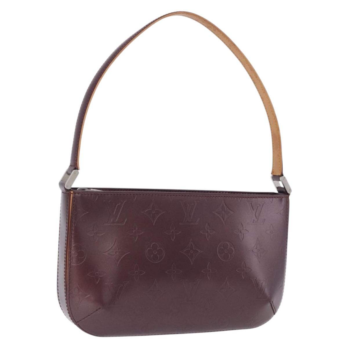 LOUIS VUITTON Monogram Mat Fowler Shoulder Bag Viole M55146 LV Auth 201202V