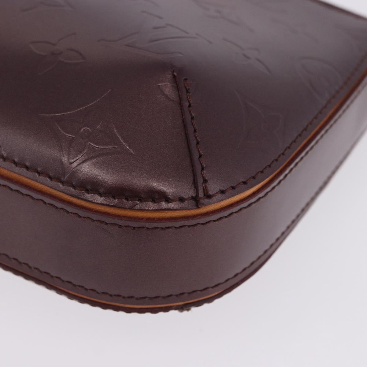 LOUIS VUITTON Monogram Mat Fowler Shoulder Bag Viole M55146 LV Auth 201202V