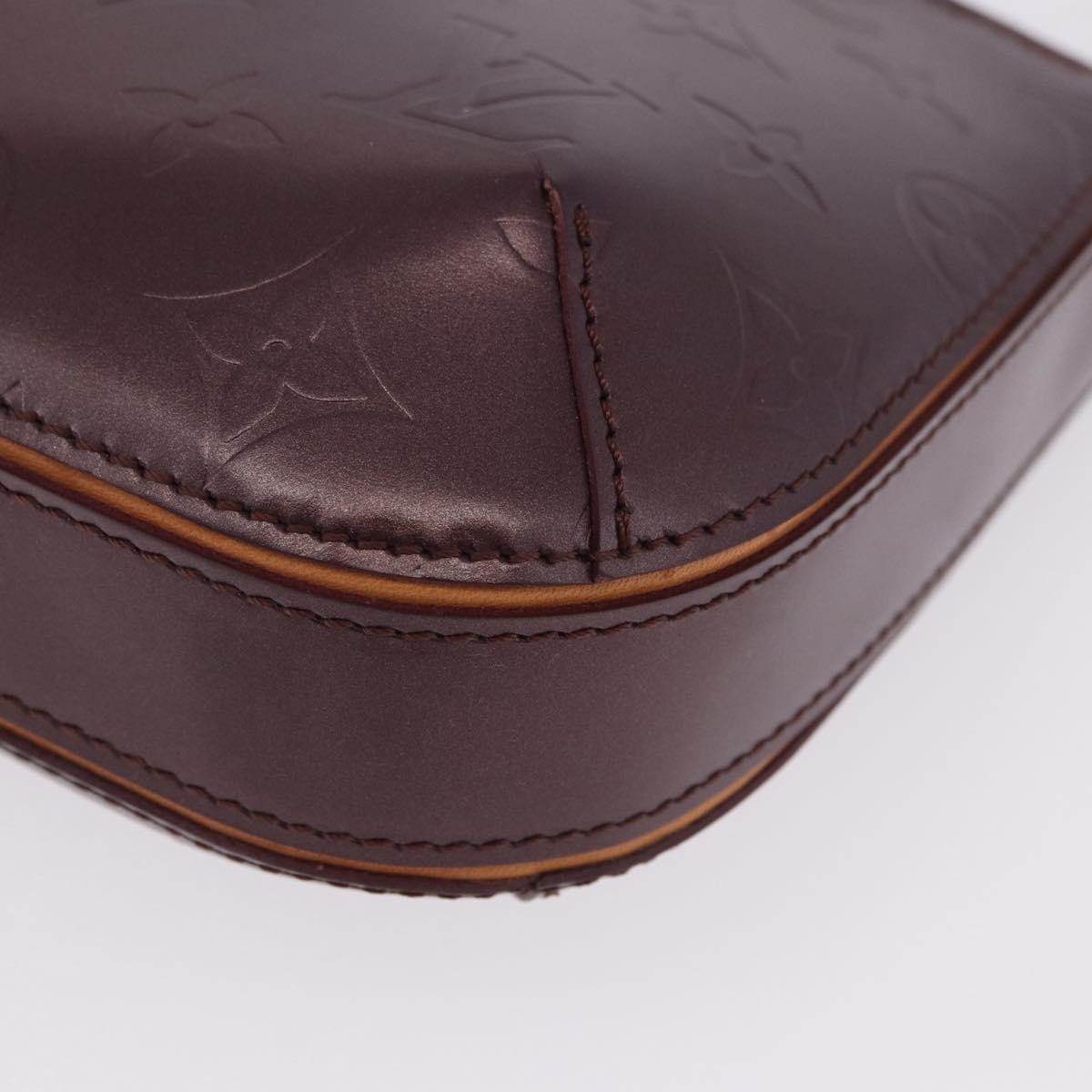 LOUIS VUITTON Monogram Mat Fowler Shoulder Bag Viole M55146 LV Auth 201202V