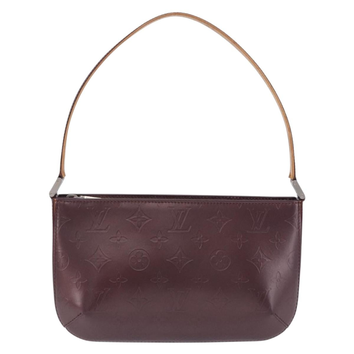 LOUIS VUITTON Monogram Mat Fowler Shoulder Bag Viole M55146 LV Auth 201202V