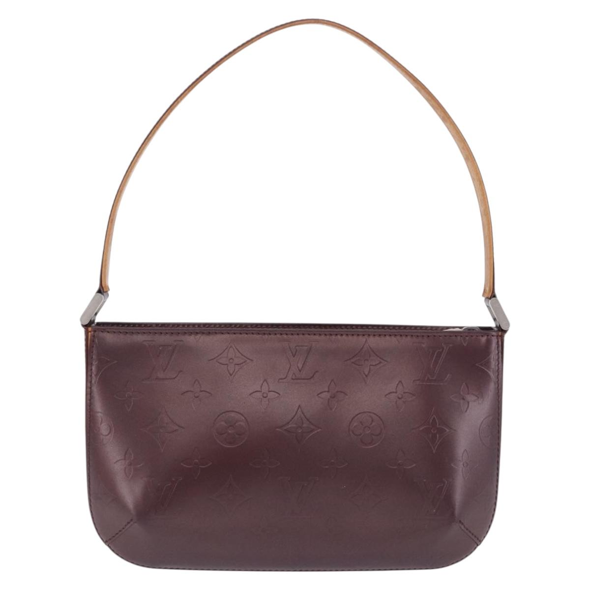 LOUIS VUITTON Monogram Mat Fowler Shoulder Bag Viole M55146 LV Auth 201202V