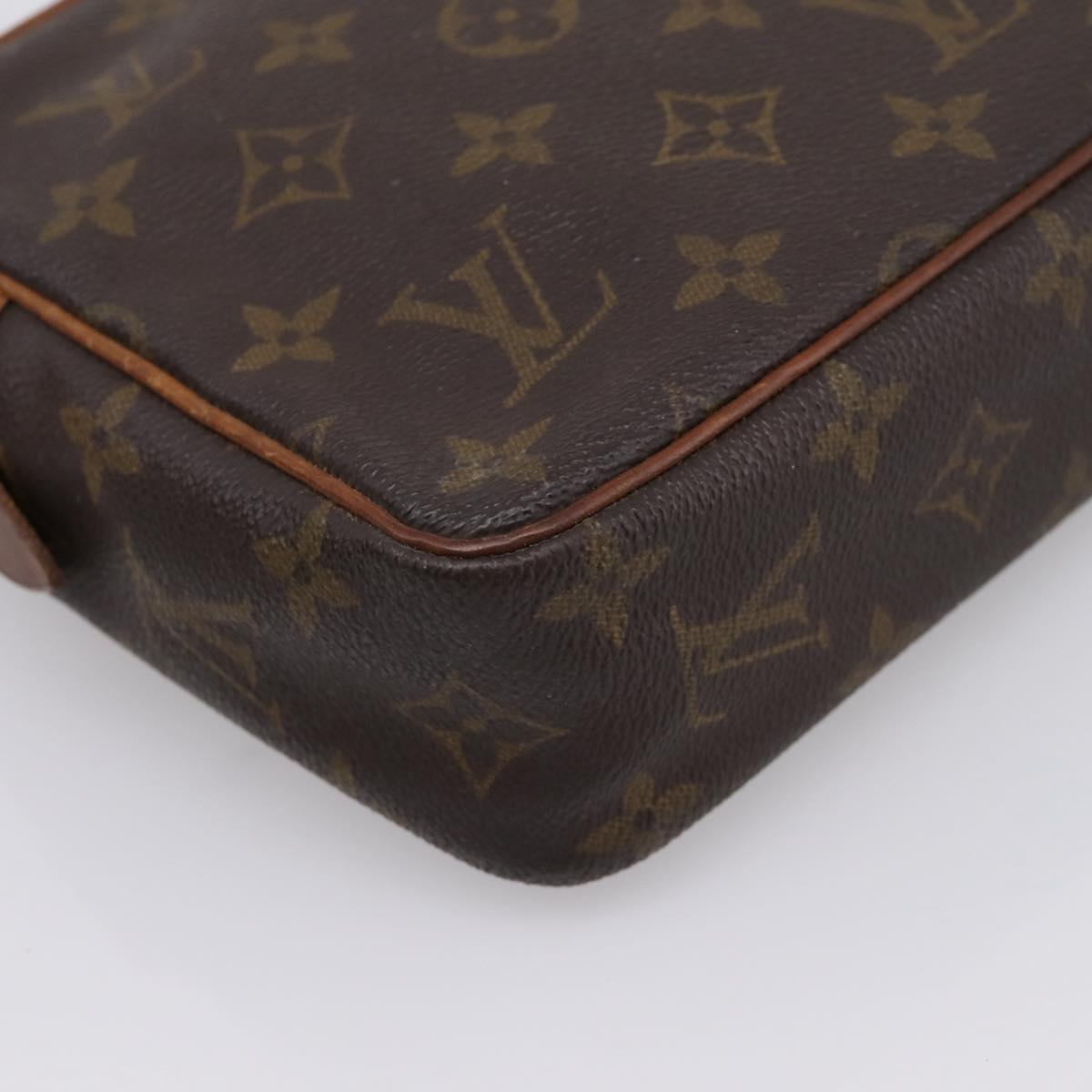 LOUIS VUITTON Monogram Compiegne 23 Clutch Bag M51847 LV Auth 201211