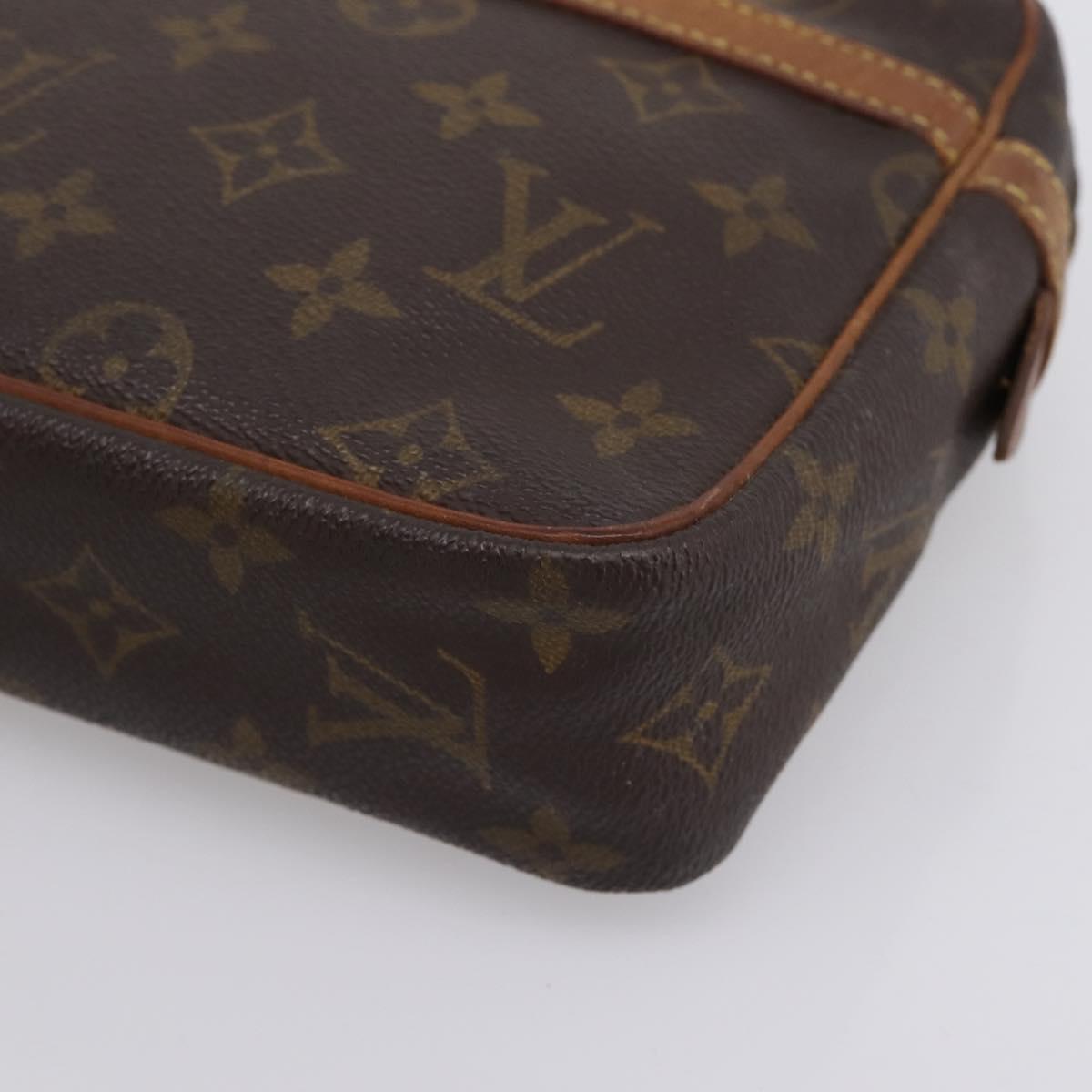 LOUIS VUITTON Monogram Compiegne 23 Clutch Bag M51847 LV Auth 201211