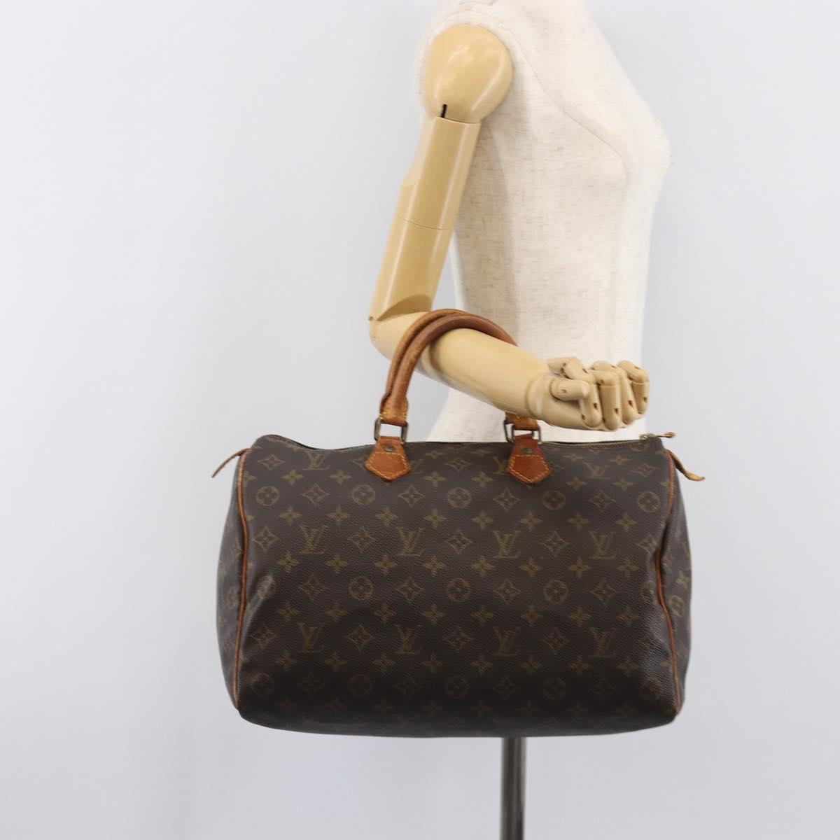 LOUIS VUITTON Monogram Speedy 40 Hand Bag M41522 LV Auth 201213