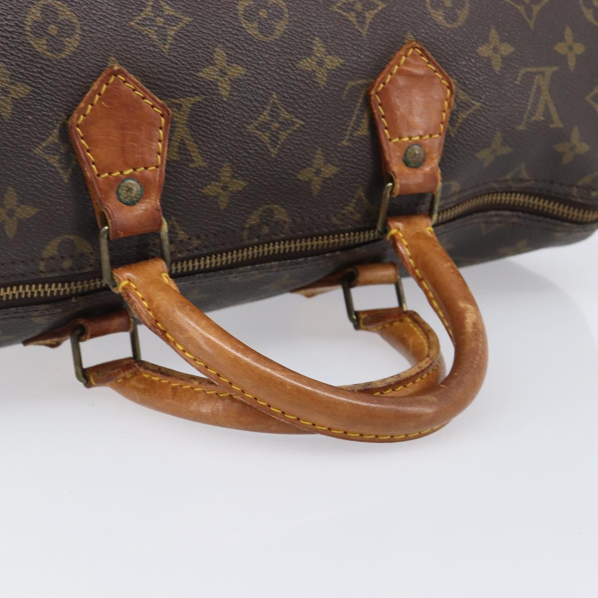 LOUIS VUITTON Monogram Speedy 40 Hand Bag M41522 LV Auth 201213