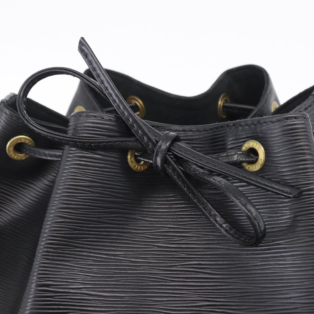 LOUIS VUITTON Epi Noe Shoulder Bag Black M44002 LV Auth 201222V