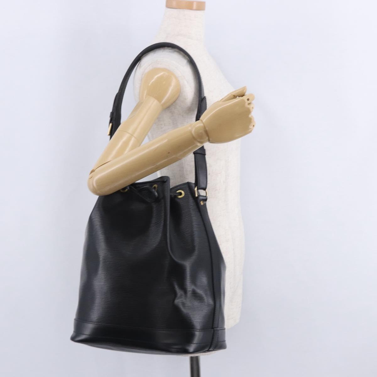 LOUIS VUITTON Epi Noe Shoulder Bag Black M44002 LV Auth 201222V