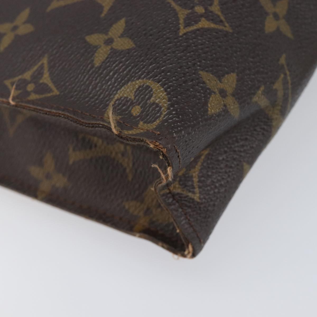LOUIS VUITTON Monogram Poche Toilette 26 Pouch M47542 LV Auth 201224