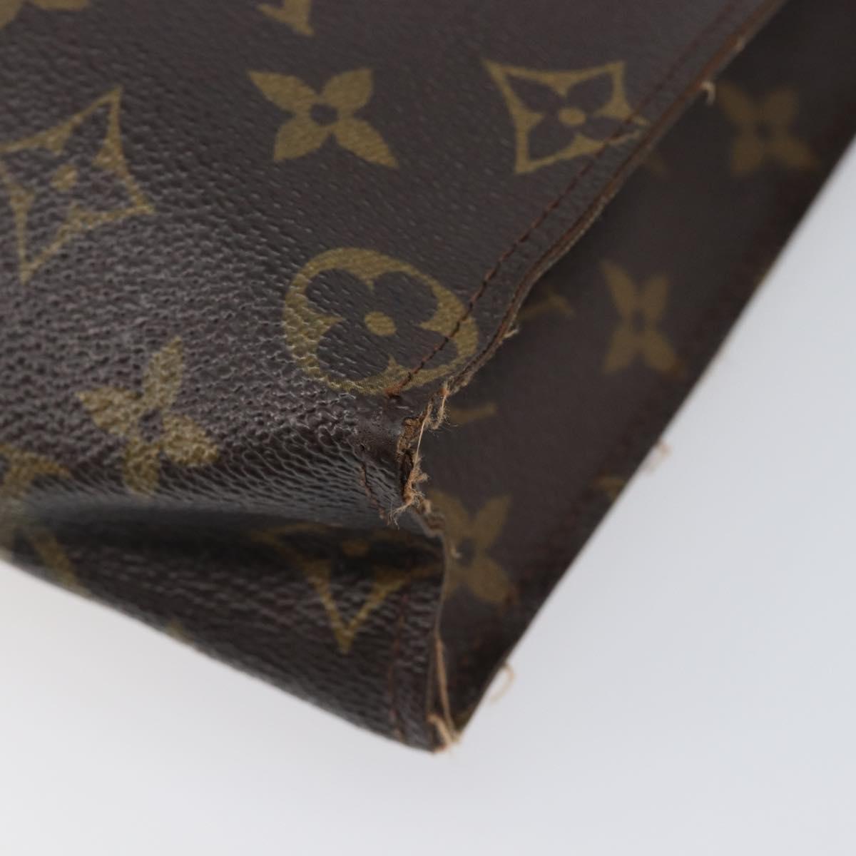 LOUIS VUITTON Monogram Poche Toilette 26 Pouch M47542 LV Auth 201224