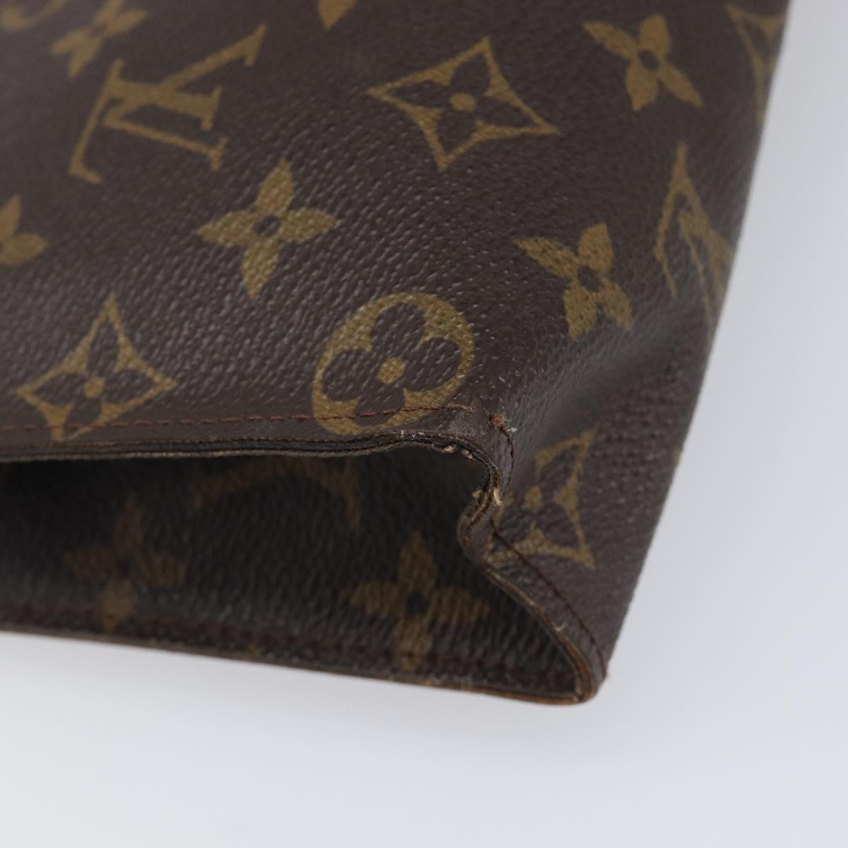 LOUIS VUITTON Monogram Poche Toilette 26 Pouch M47542 LV Auth 201226A