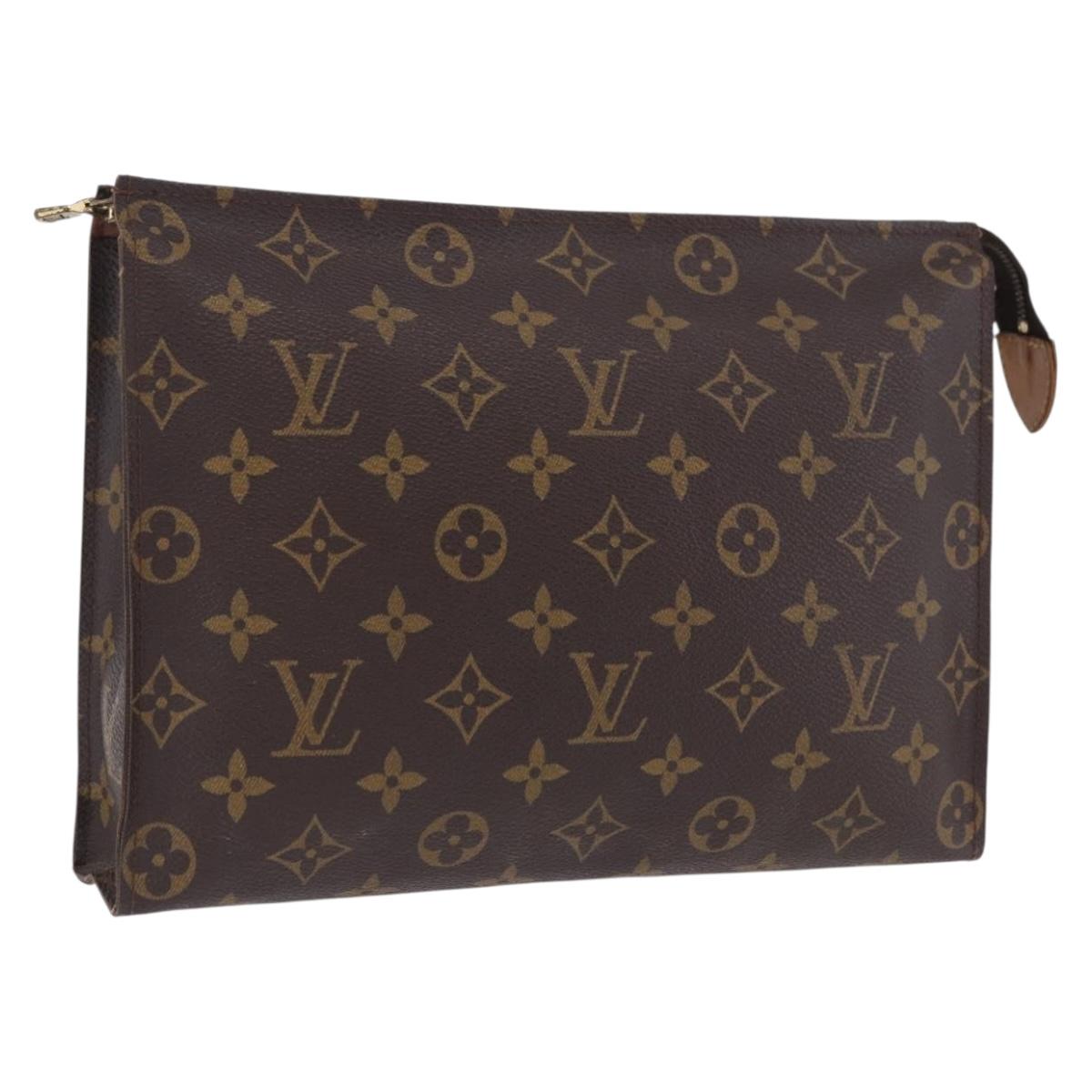 LOUIS VUITTON Monogram Poche Toilette 26 Pouch M47542 LV Auth 201230A