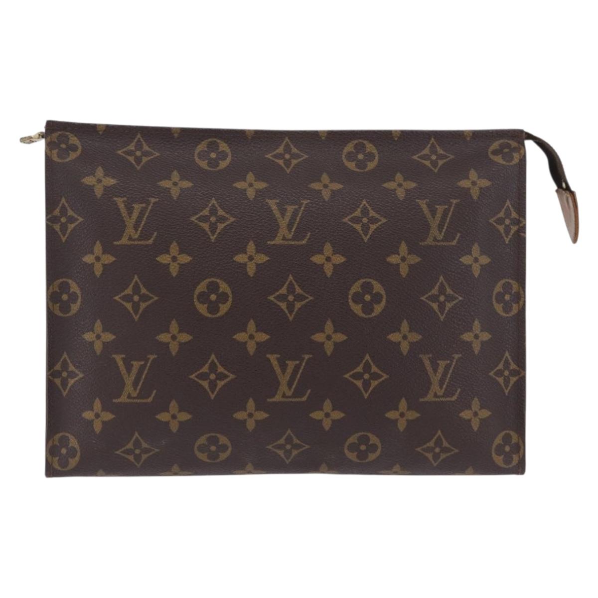 LOUIS VUITTON Monogram Poche Toilette 26 Pouch M47542 LV Auth 201230A